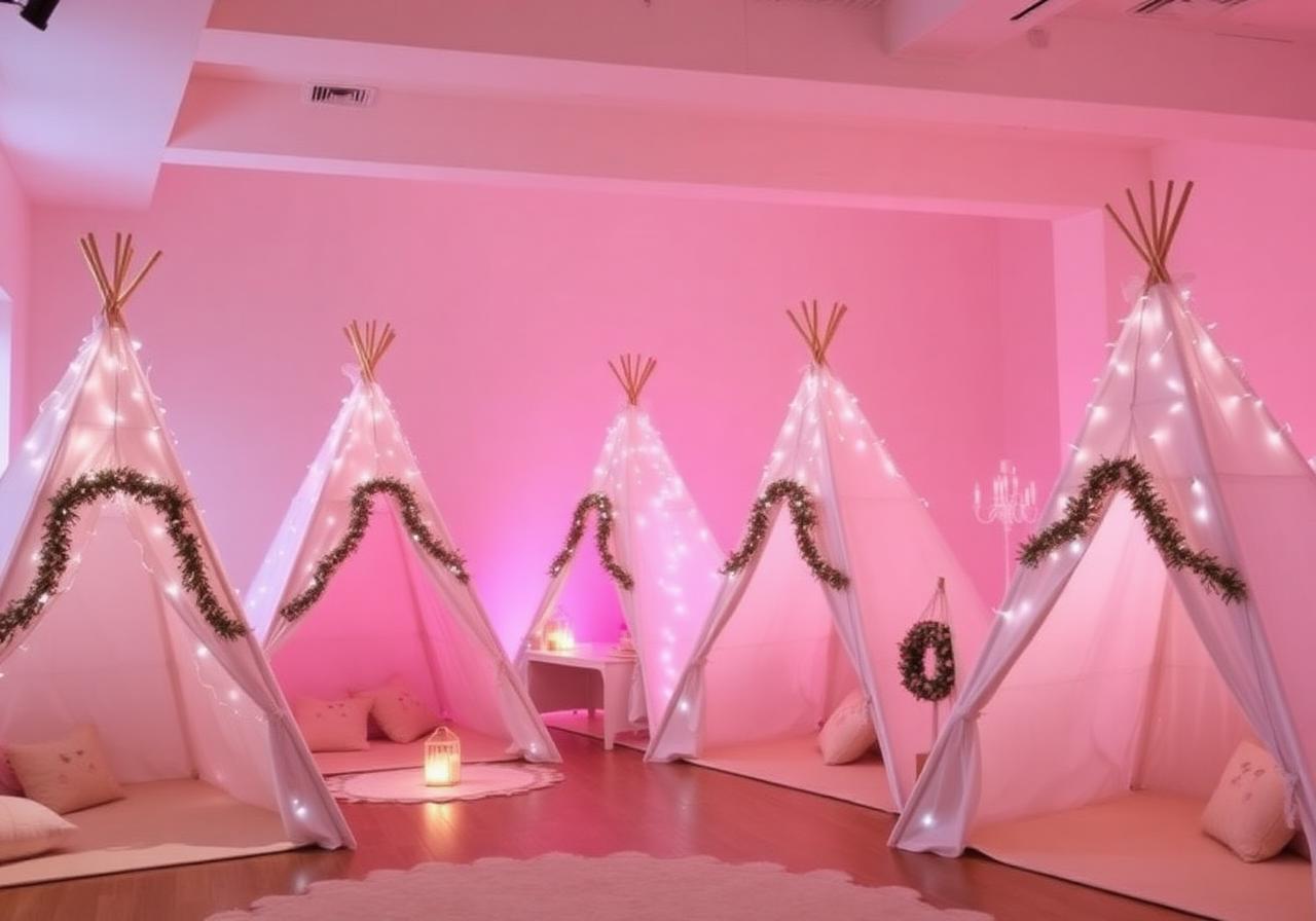 Sală decorată